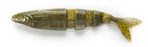 Эластичные приманки фирмы lake fork. Расцветка Green Pumpkin